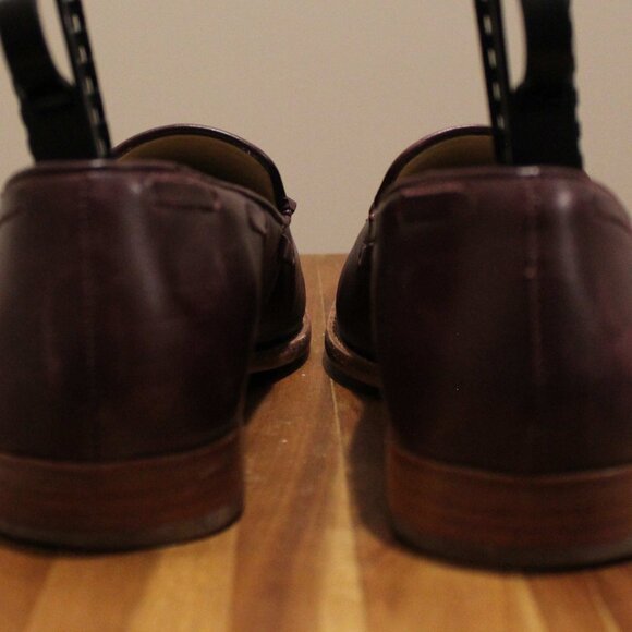 Talbots Burgundy Tassel Loafers - Sz 9.5 - Picture 3 of 6